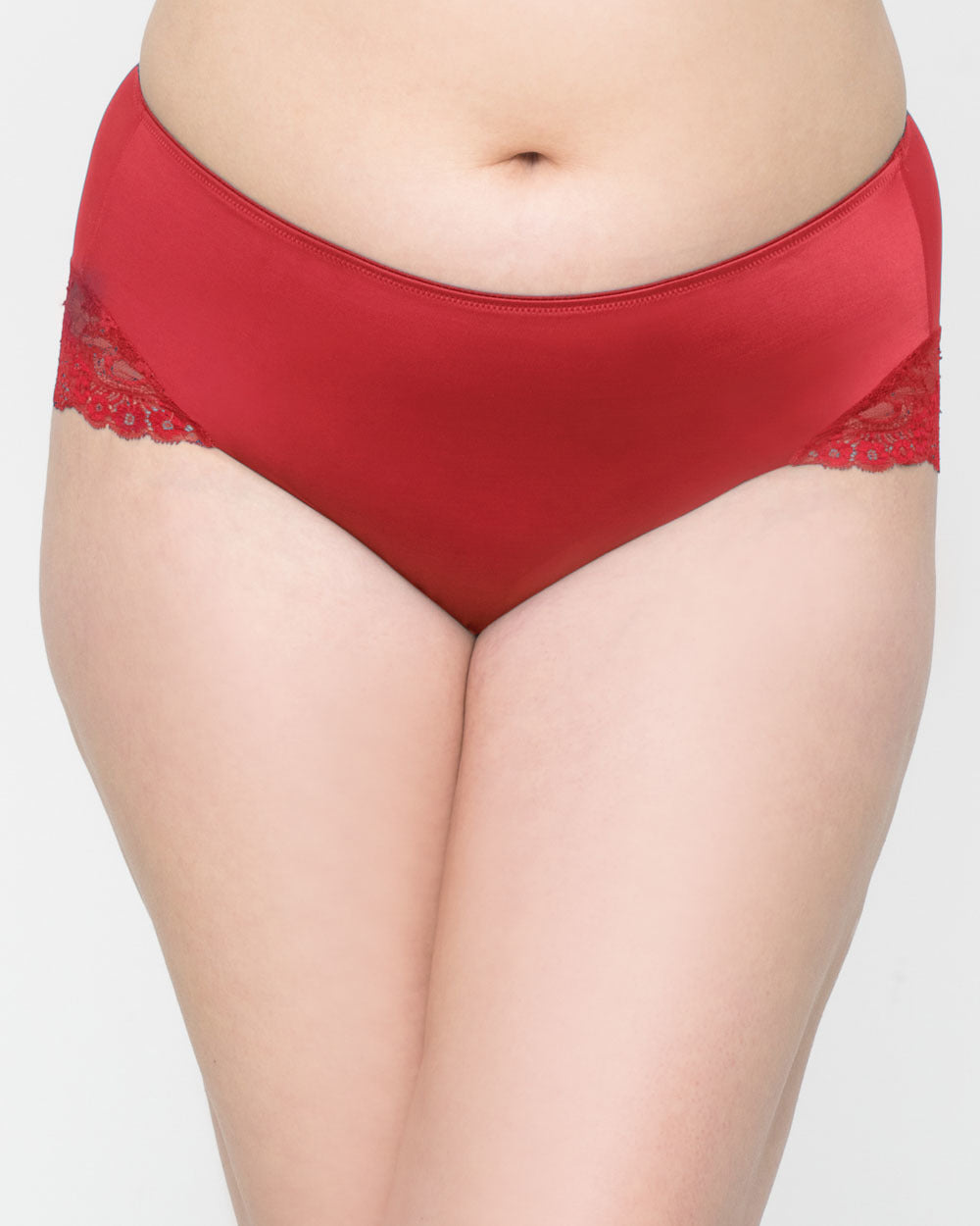 Curvy Couture Tulip Lace Hipster - XXL (18/20) / ROUGE ROYAL Curvy Couture Tulip Lace Hipster - XXL (18/20) / ROUGE ROYAL