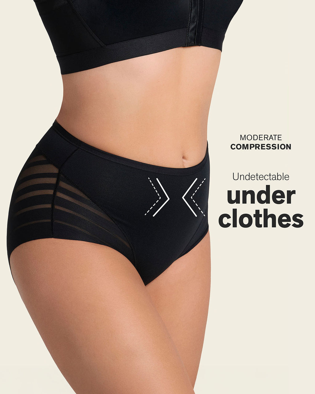 Leonisa Stripe Undectable - Black