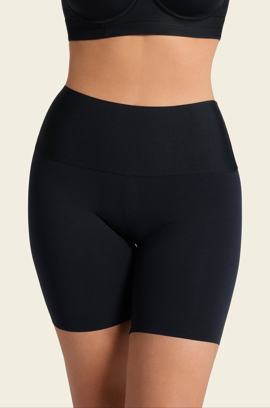 Leonisa Power Stay Stay In Place Seamless Short - Black