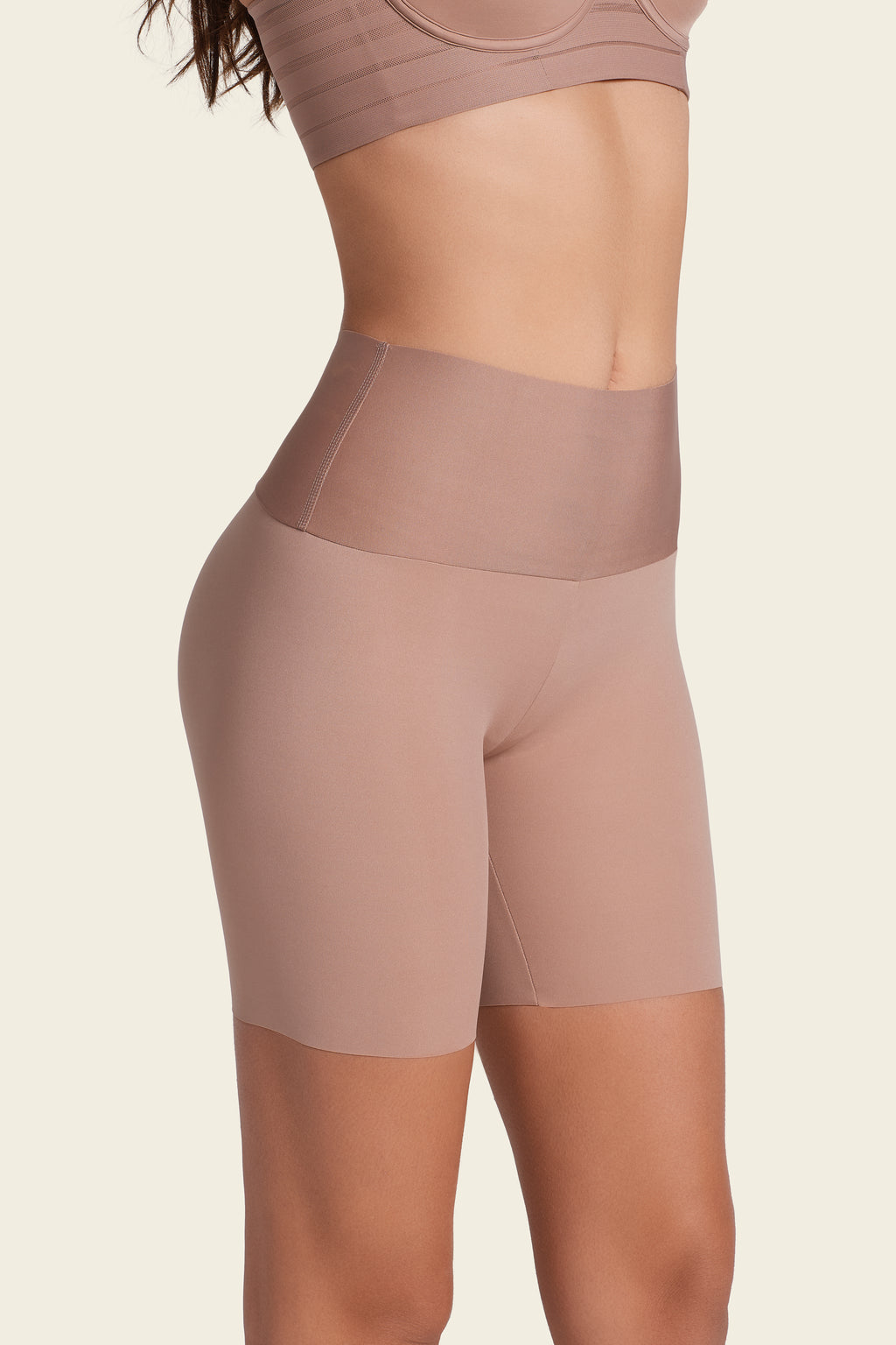 Leonisa Power Stay Stay In Place Seamless Short - Brown