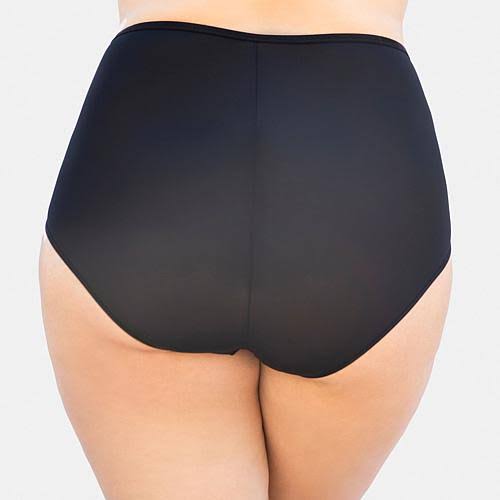 Curvy Couture Diamond Net High Waist Panty