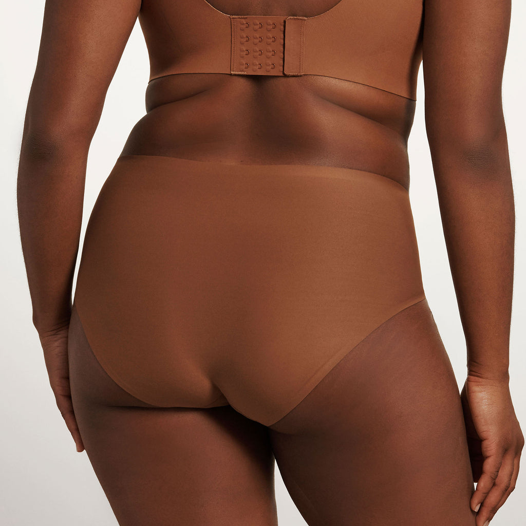Evelyn & Bobbie High-Waisted Retro Bikini - Clay