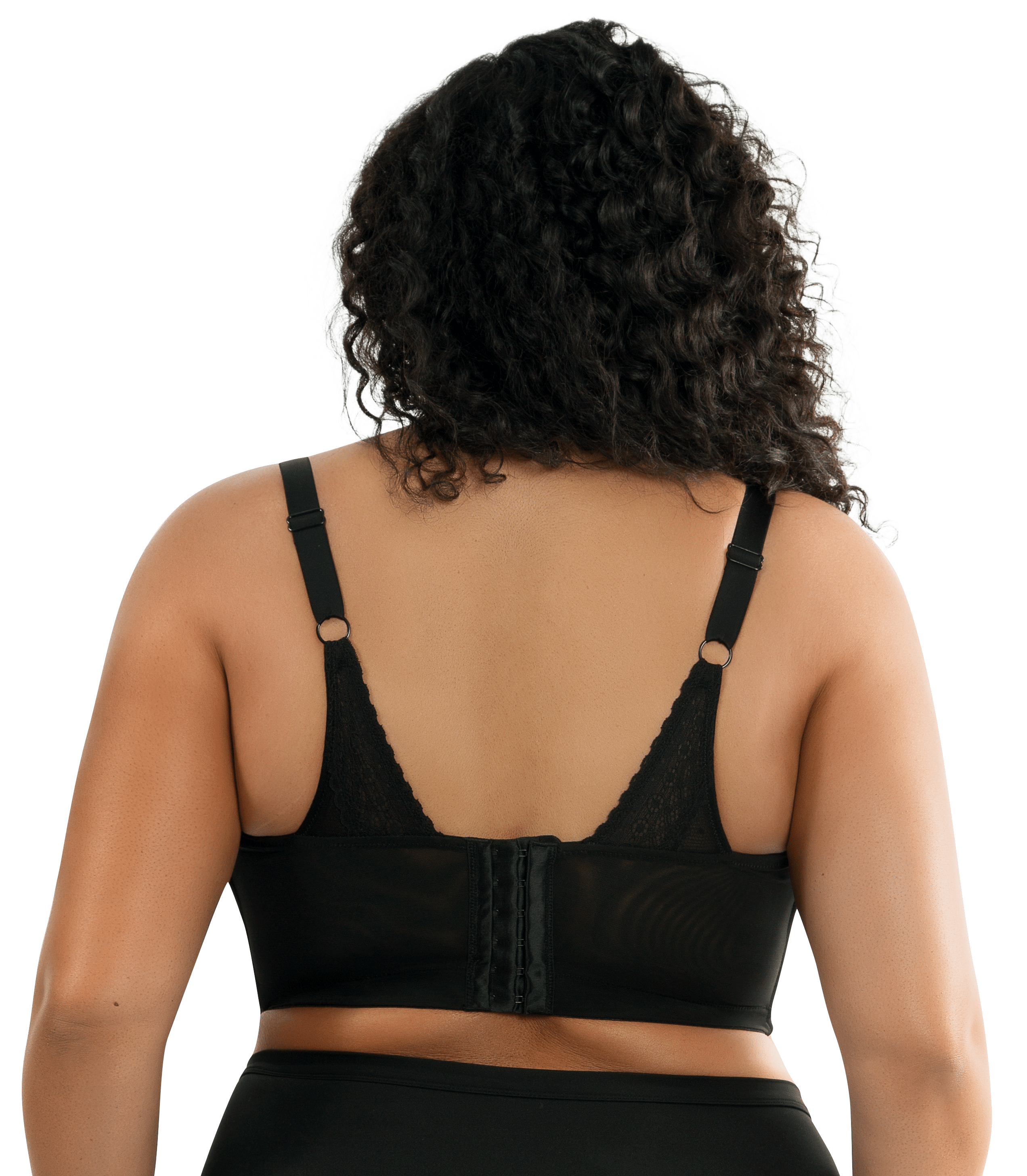 Parfait Mia Dot Wire Free Padded Bralette - Black